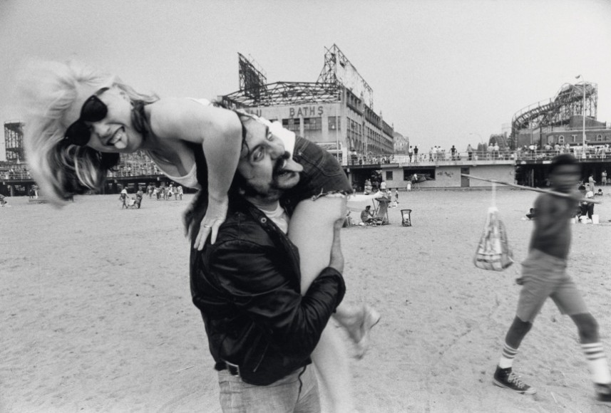 Lester Bangs e Debbie Harry em 1978, por Chris Stein