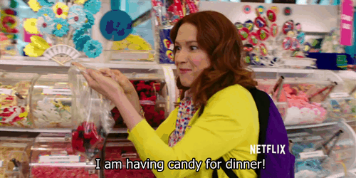 Unbreakable-Kimmy-Schmidt-candy-for-dinner
