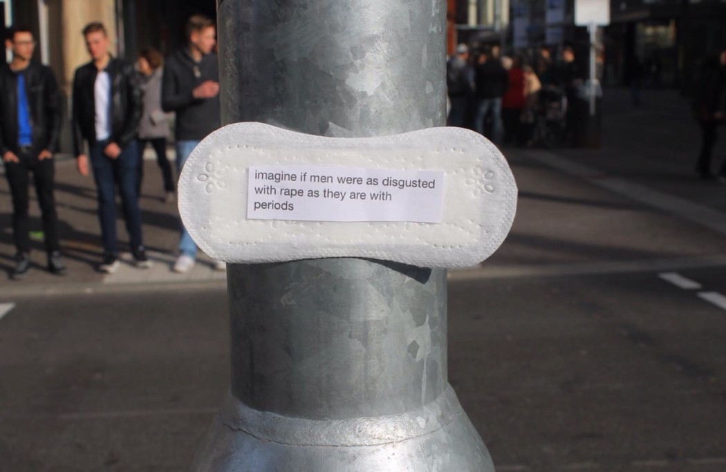 Maxi Pad Protest Art | Ovelha