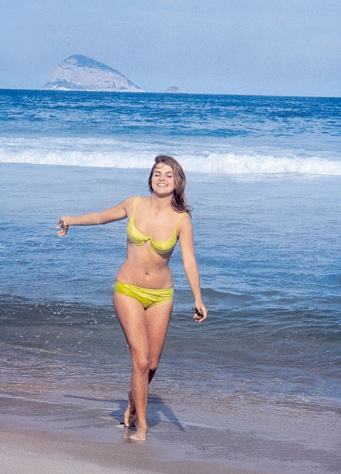 Leila Diniz no Rio de Janeiro em 1969