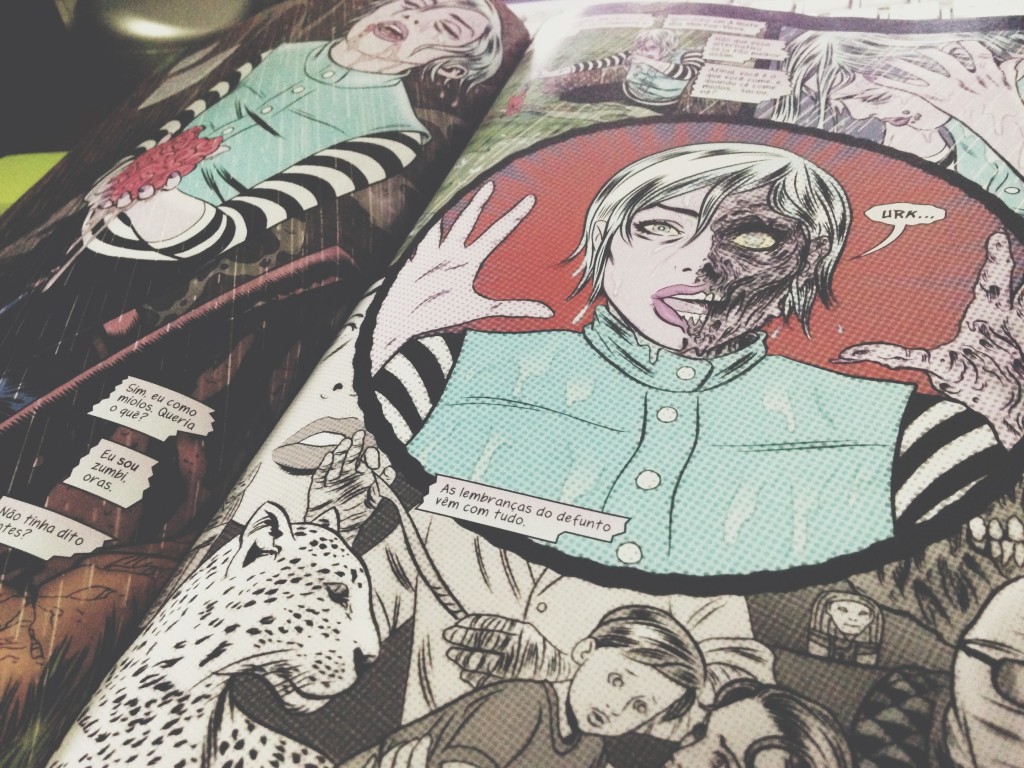 Detalhe da arte de iZombie