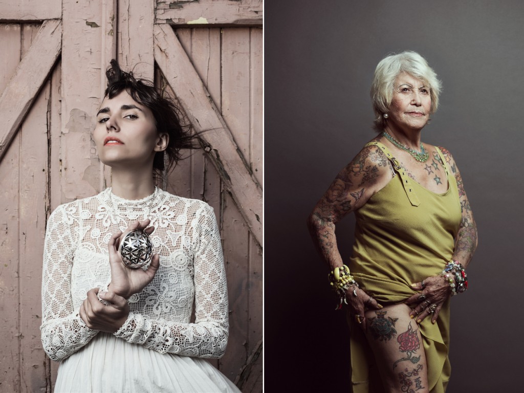 Julia realmente fotografa mulheres anônimas interessantíssimas, como Luna e Judith.