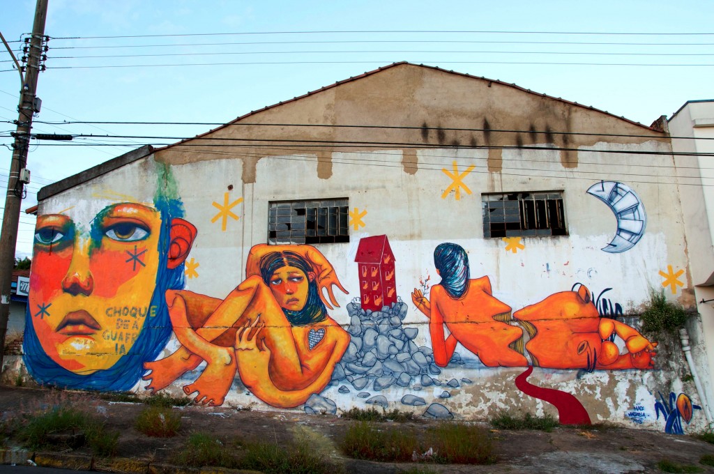 "Choque de água fria. Me perdi no horizonte da resiliência dela". São João da Boa Vista, SP, 2015. Foto: El Graffiti