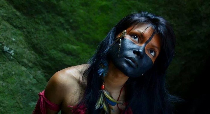 A cantora maranhense Zahy Guajajara. Foto: George Magaraia