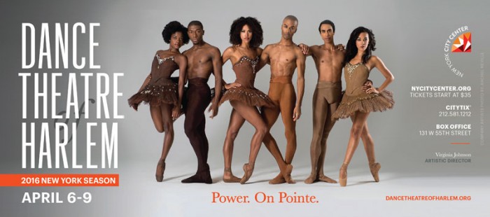 Os dançarinos da Dance Theatre of Harlem Company. 