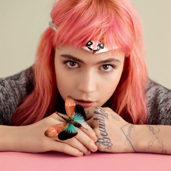 Grimes de cabelo pêssego! Lindinha 