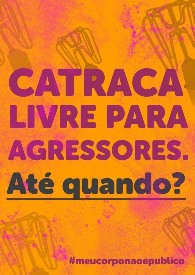 Arte de Michelle Monteiro‎, texto criado colaborativamente pelo grupo Mad Women