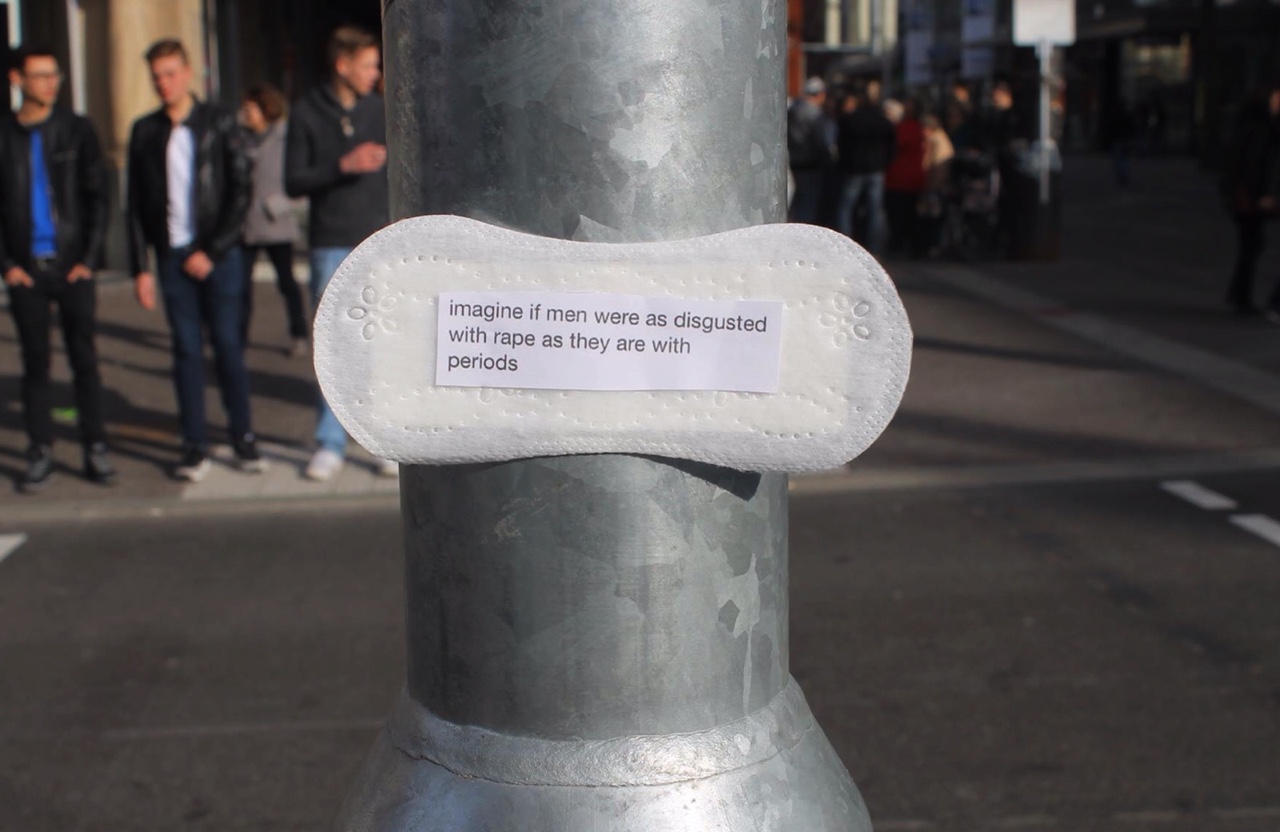 Maxi Pad Protest Art | Ovelha